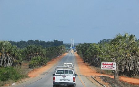 Bridge crossing Cuanza River Angola