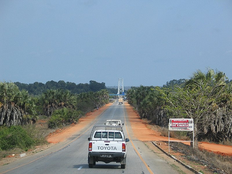 Bridge crossing Cuanza River Angola