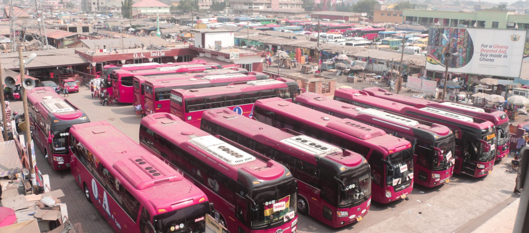 O.A red buses ghana