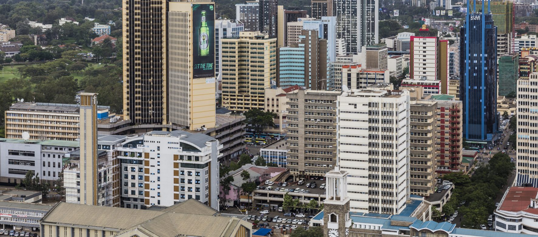 Nairobi City centre including Basilica