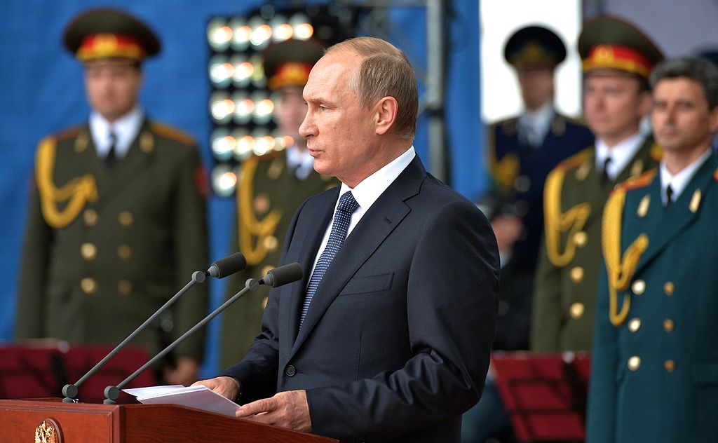 Vladimir Putin at Army 2015 10