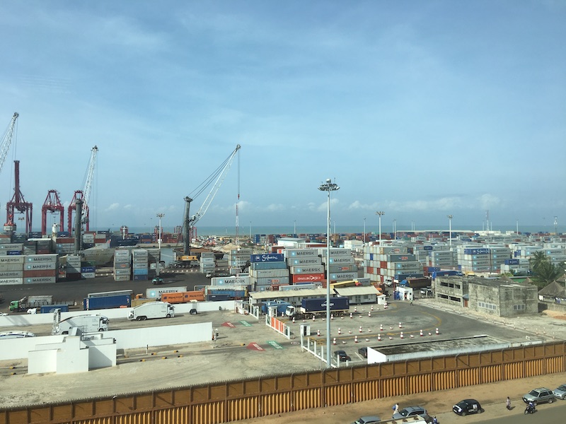 Port autonome de Cotonou vu de haut (3)