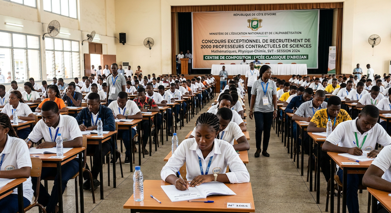 Côte d'ivoire recrutement enseignement